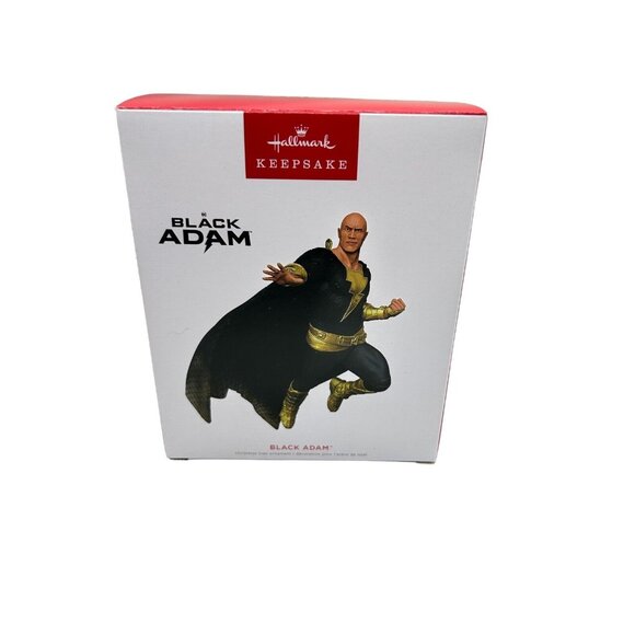 2022 Hallmark Keepsake Christmas Ornament Black Adam The Rock Dwayne Johnson Gif - Picture 1 of 2